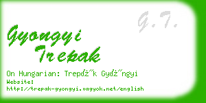 gyongyi trepak business card